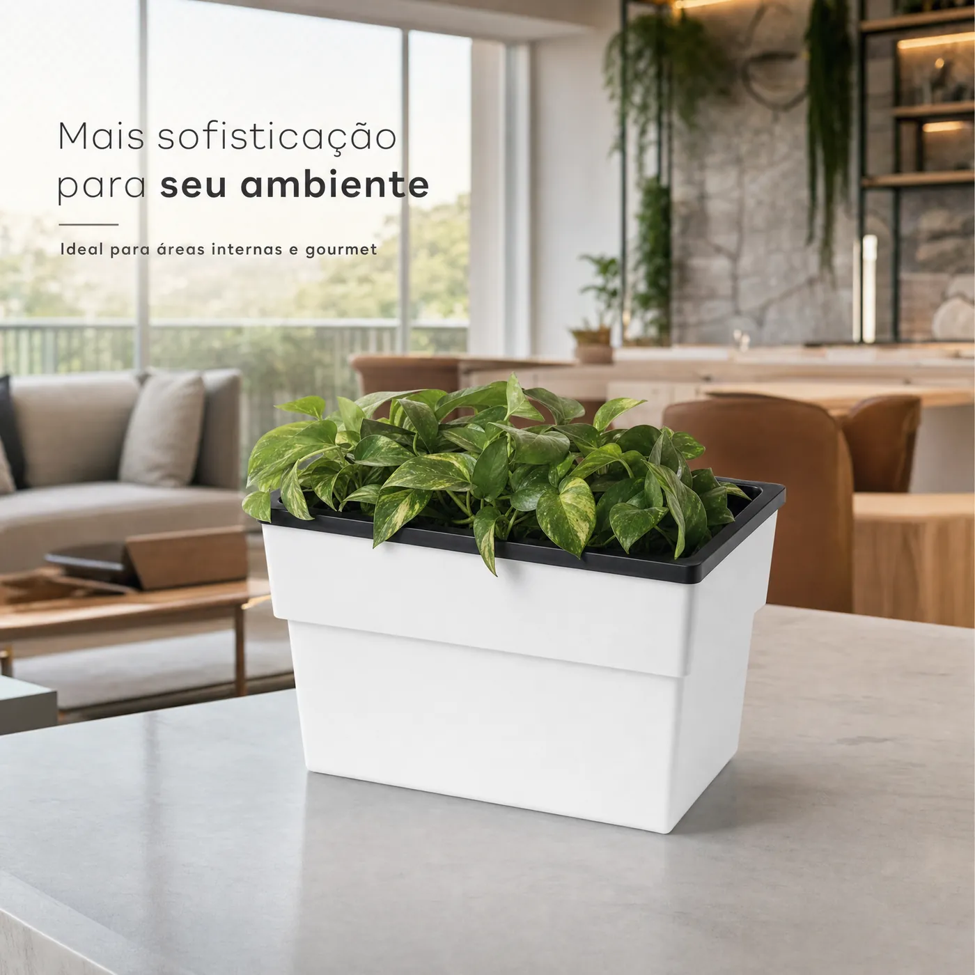 Vaso Anti Dengue em ambiente interno
